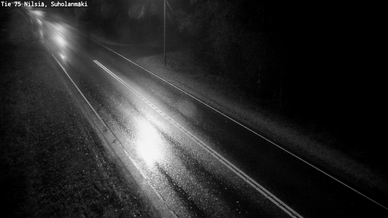 Weather Camera Image Road 75 Nilsiä, Suholanmäki, Kuopio, Pohjois-Savo