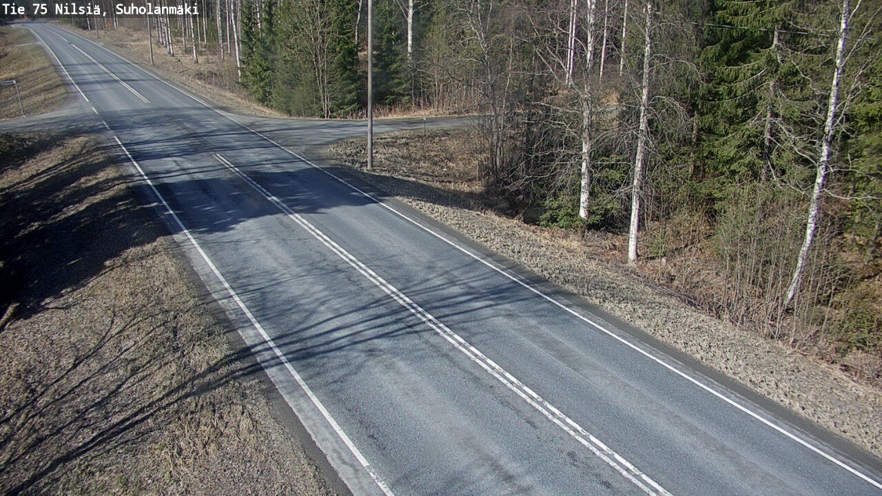 Kelikamerat Kuva Tie 75 Nilsiä, Suholanmäki, Kuopio, Pohjois-Savo