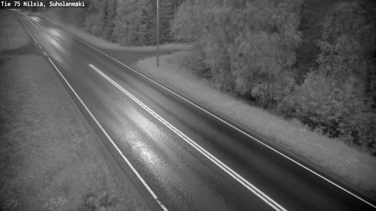 Weather Camera Image Road 75 Nilsiä, Suholanmäki, Kuopio, Pohjois-Savo