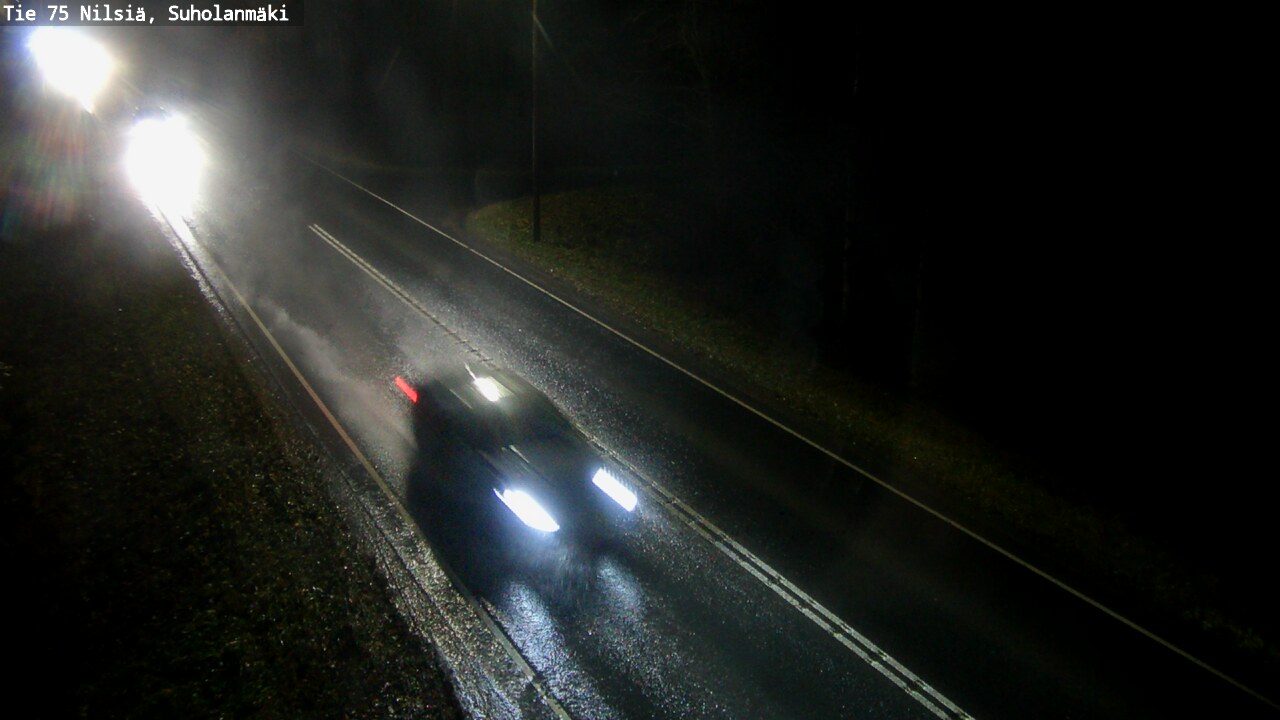Weather Camera Image Väg 75 Nilsiä, Suholanmäki, Kuopio, Pohjois-Savo