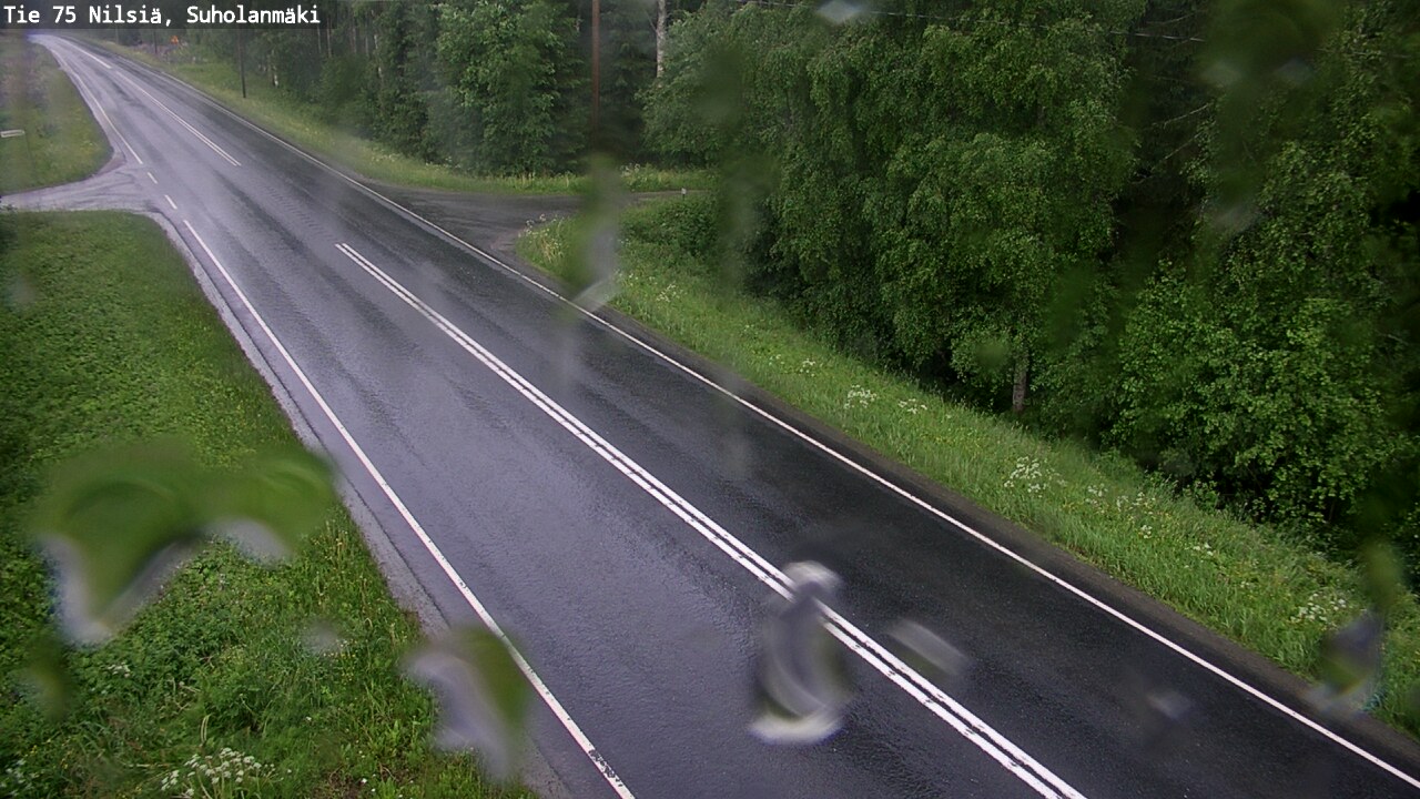 Weather Camera Image Väg 75 Nilsiä, Suholanmäki, Kuopio, Pohjois-Savo