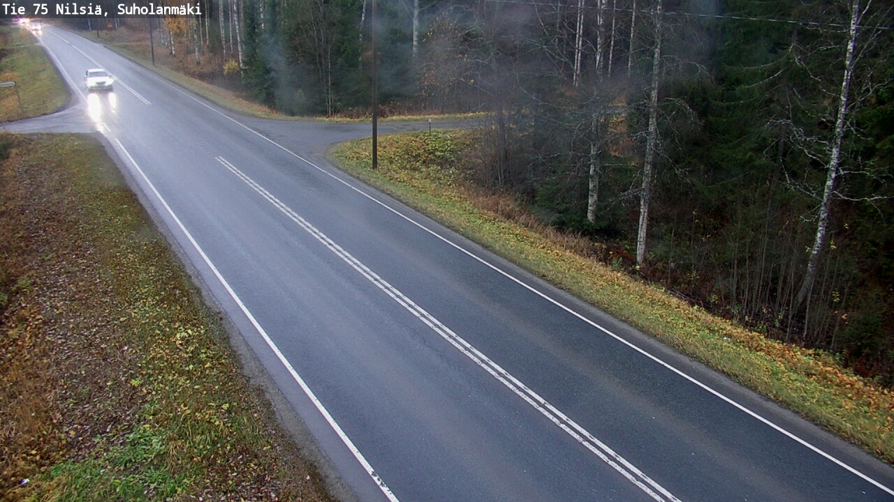 Weather Camera Image Väg 75 Nilsiä, Suholanmäki, Kuopio, Pohjois-Savo