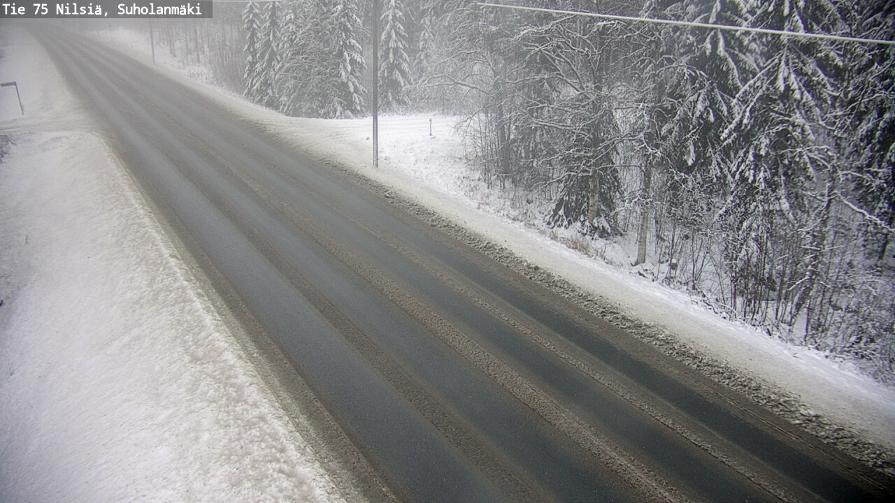 Weather Camera Image Road 75 Nilsiä, Suholanmäki, Kuopio, Pohjois-Savo