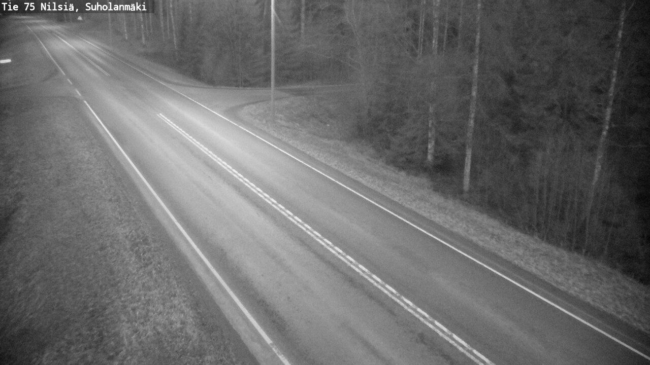 Weather Camera Image Road 75 Nilsiä, Suholanmäki, Kuopio, Pohjois-Savo