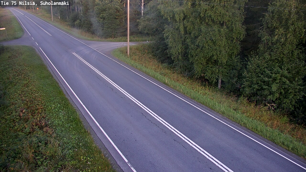 Weather Camera Image Road 75 Nilsiä, Suholanmäki, Kuopio, Pohjois-Savo