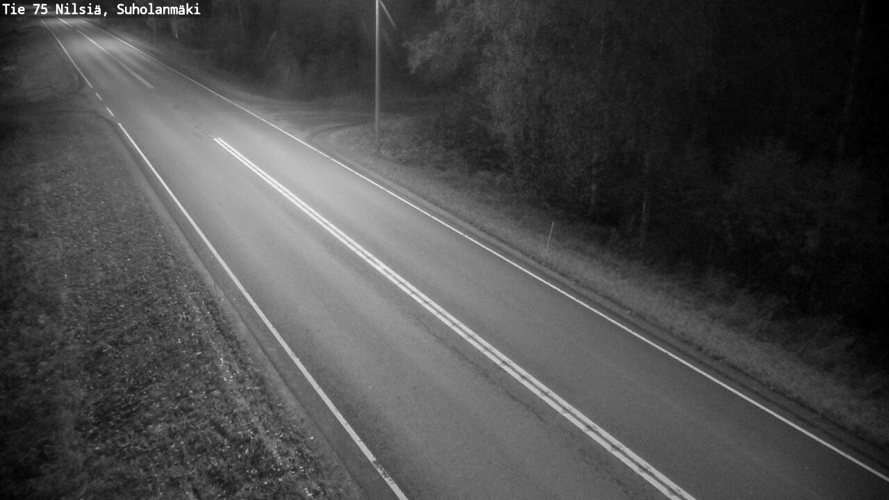 Weather Camera Image Road 75 Nilsiä, Suholanmäki, Kuopio, Pohjois-Savo
