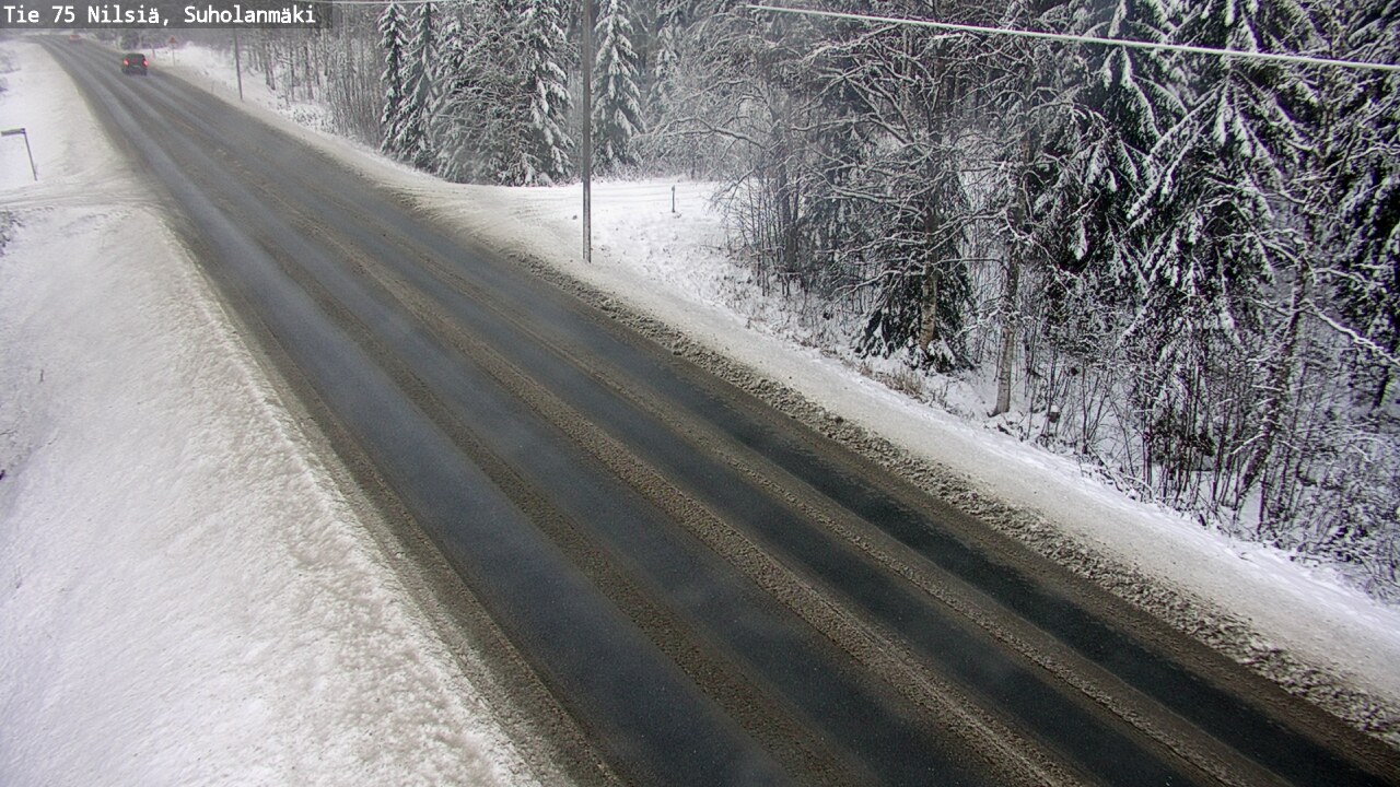 Weather Camera Image Road 75 Nilsiä, Suholanmäki, Kuopio, Pohjois-Savo