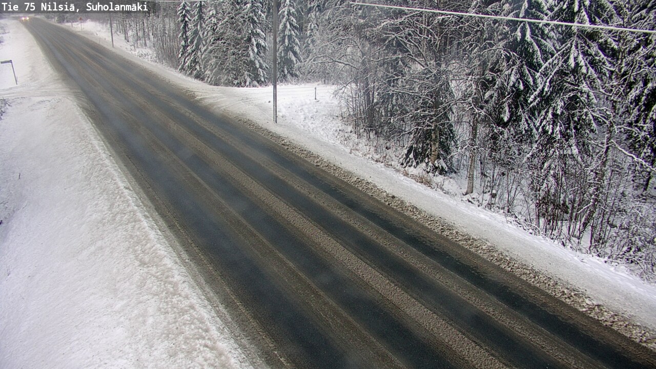 Weather Camera Image Road 75 Nilsiä, Suholanmäki, Kuopio, Pohjois-Savo
