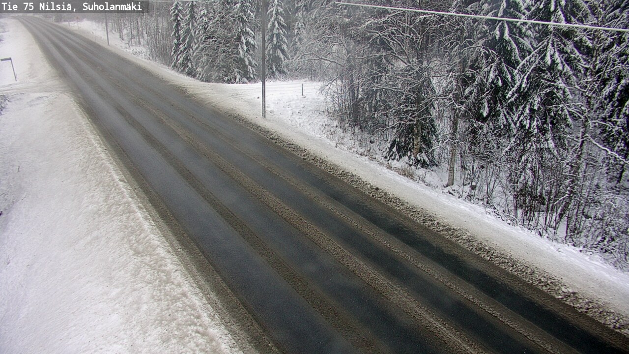 Weather Camera Image Road 75 Nilsiä, Suholanmäki, Kuopio, Pohjois-Savo
