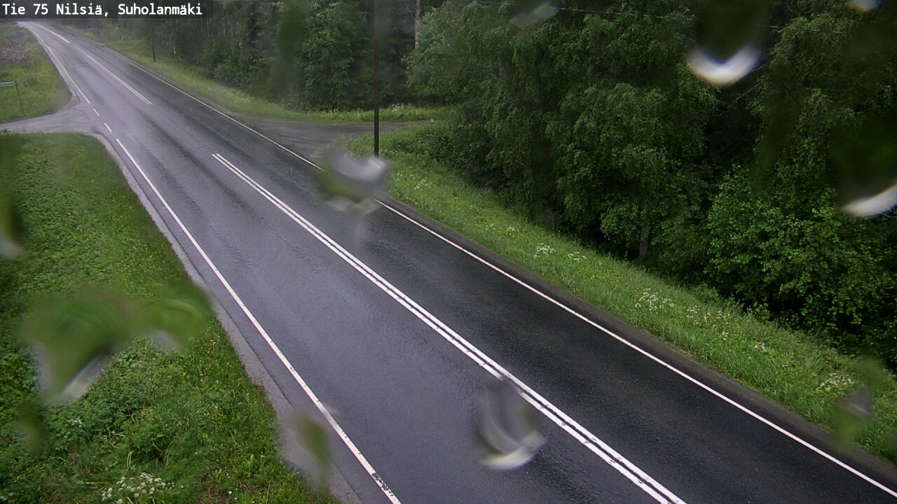 Weather Camera Image Väg 75 Nilsiä, Suholanmäki, Kuopio, Pohjois-Savo