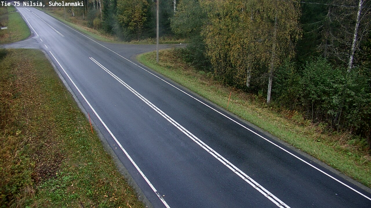 Weather Camera Image Road 75 Nilsiä, Suholanmäki, Kuopio, Pohjois-Savo