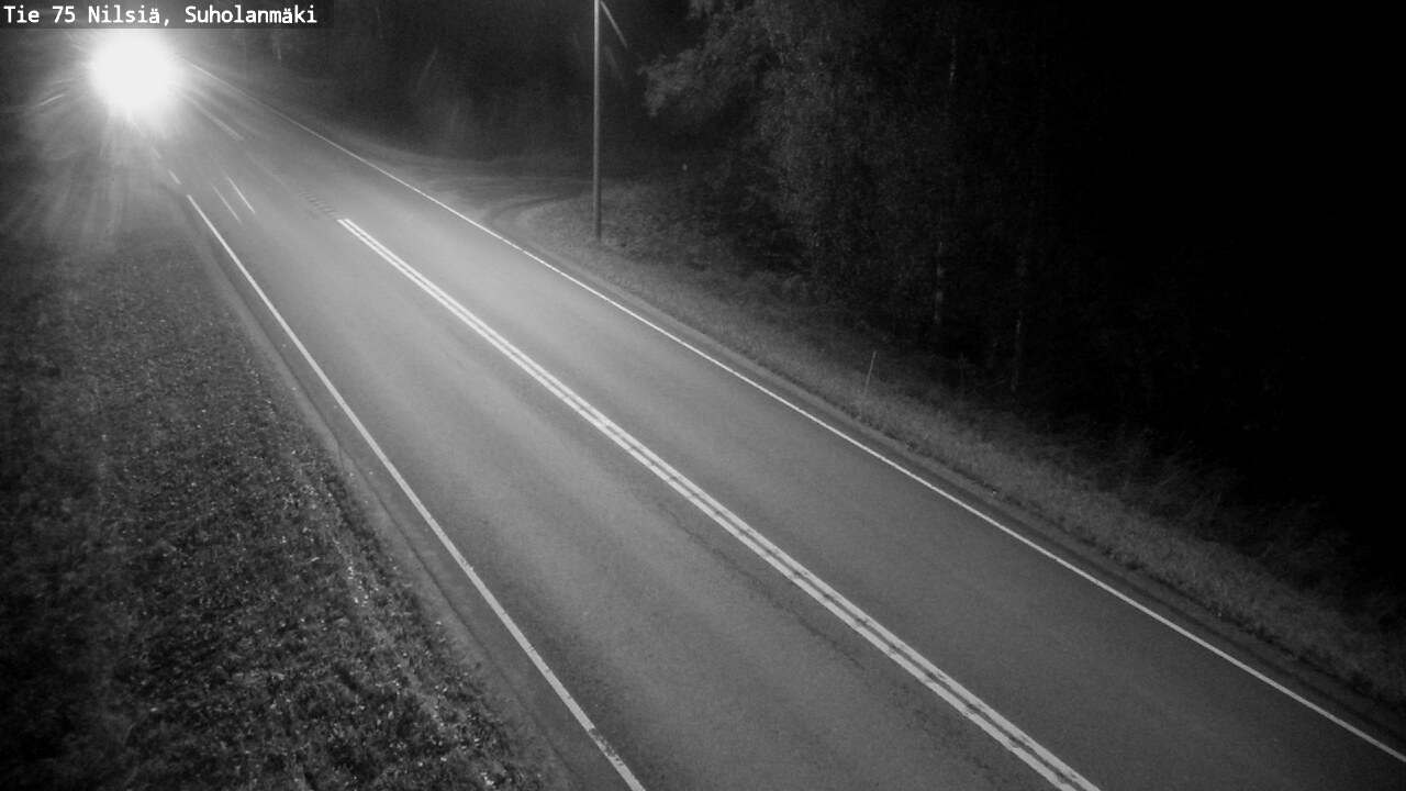 Weather Camera Image Road 75 Nilsiä, Suholanmäki, Kuopio, Pohjois-Savo