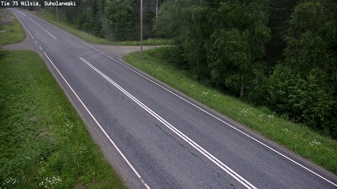 Weather Camera Image Road 75 Nilsiä, Suholanmäki, Kuopio, Pohjois-Savo