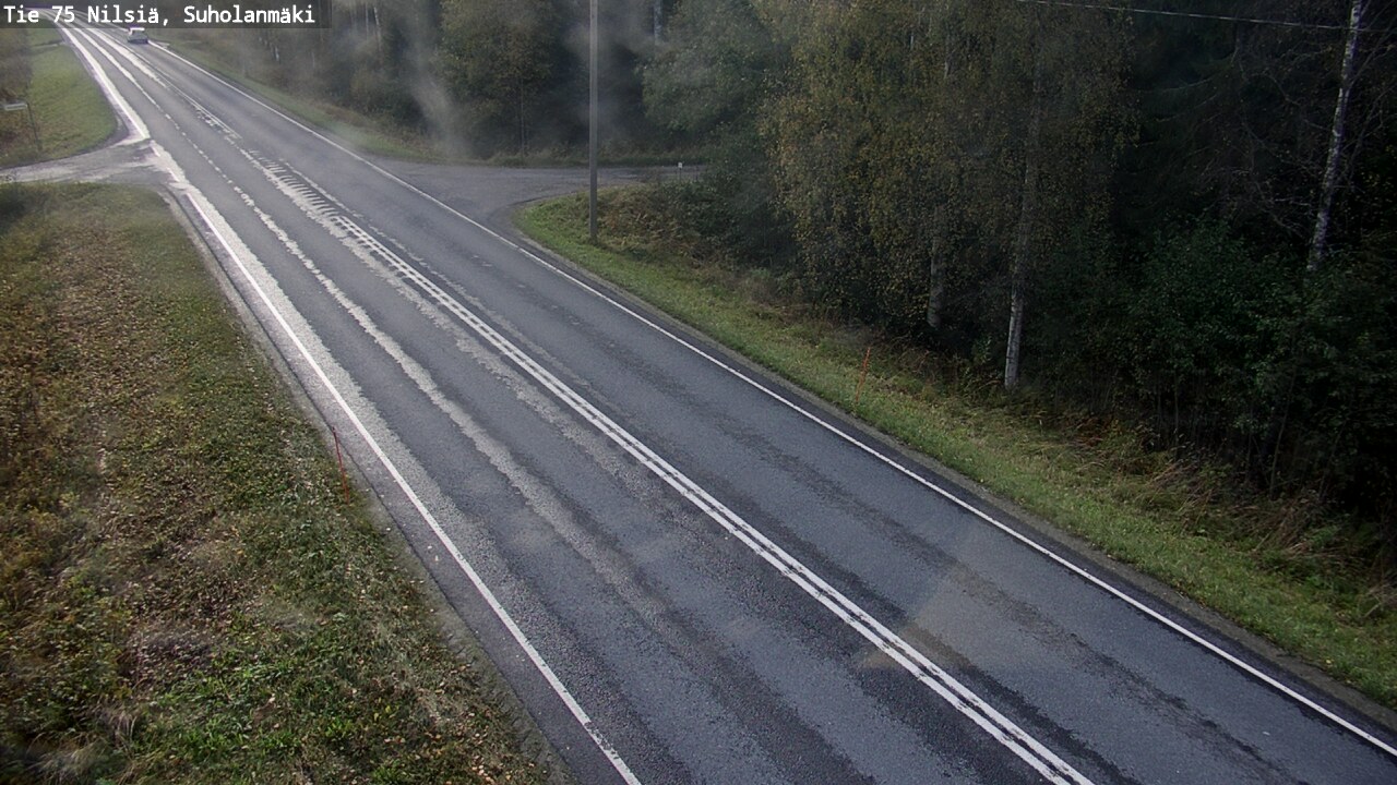 Weather Camera Image Road 75 Nilsiä, Suholanmäki, Kuopio, Pohjois-Savo