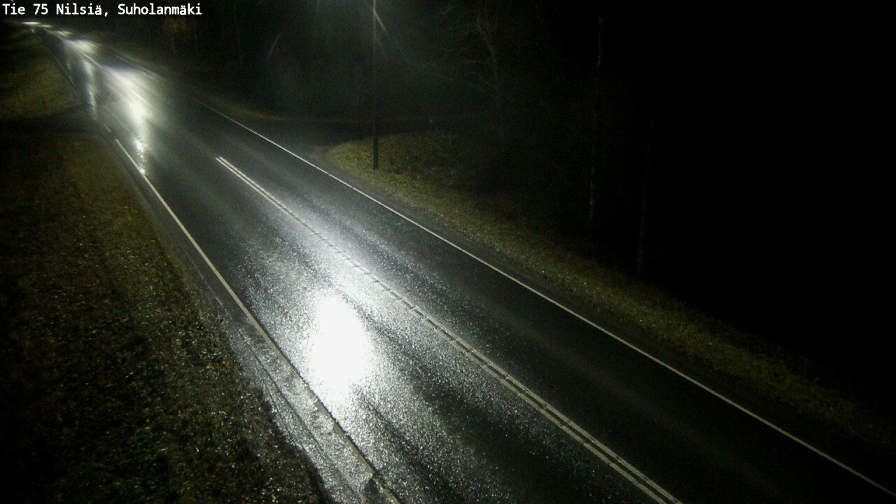 Weather Camera Image Väg 75 Nilsiä, Suholanmäki, Kuopio, Pohjois-Savo