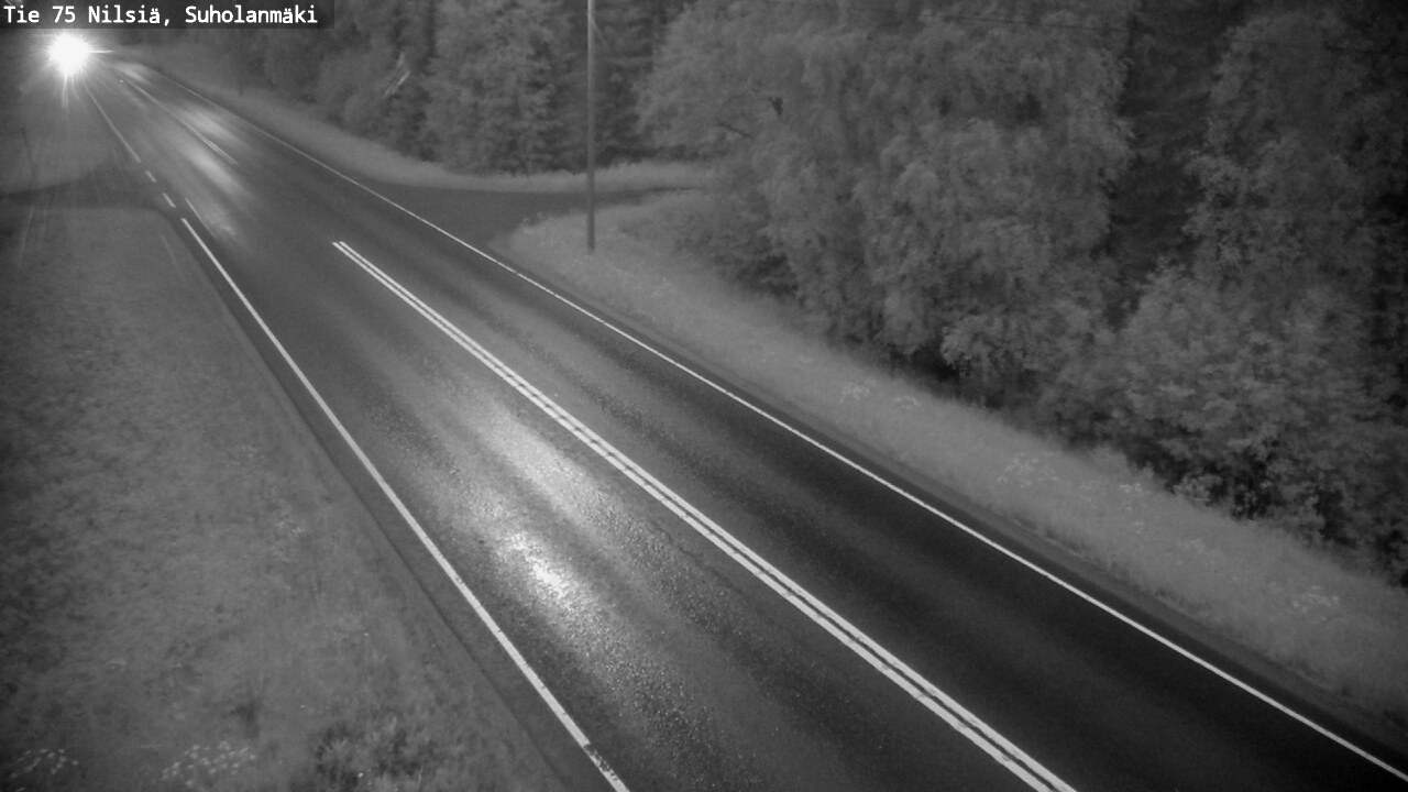 Weather Camera Image Road 75 Nilsiä, Suholanmäki, Kuopio, Pohjois-Savo