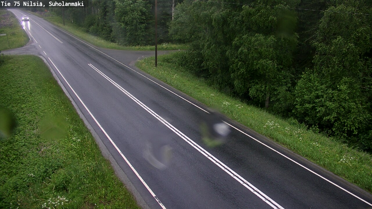 Weather Camera Image Road 75 Nilsiä, Suholanmäki, Kuopio, Pohjois-Savo