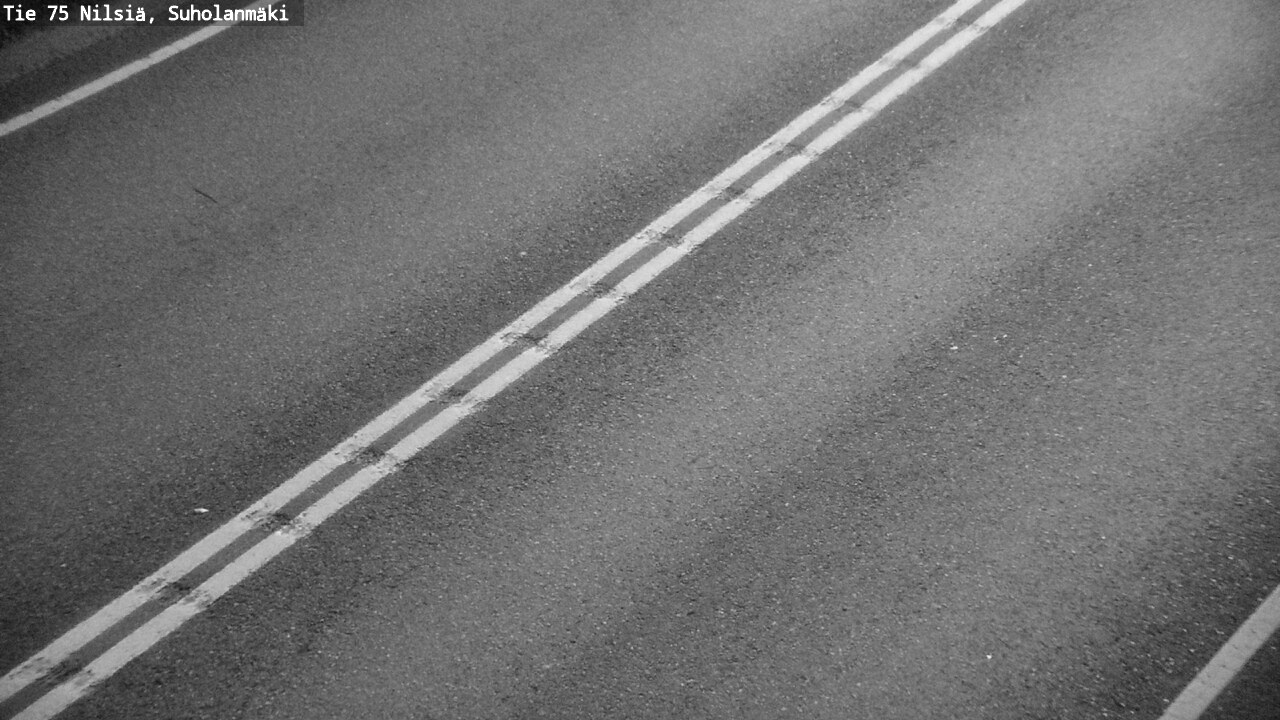 Weather Camera Image Väg 75 Nilsiä, Suholanmäki, Kuopio, Pohjois-Savo