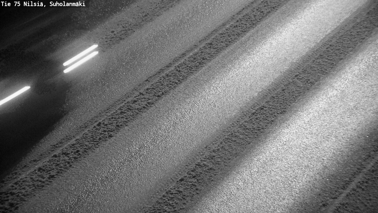 Weather Camera Image Road 75 Nilsiä, Suholanmäki, Kuopio, Pohjois-Savo