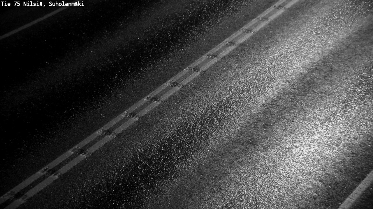 Weather Camera Image Väg 75 Nilsiä, Suholanmäki, Kuopio, Pohjois-Savo