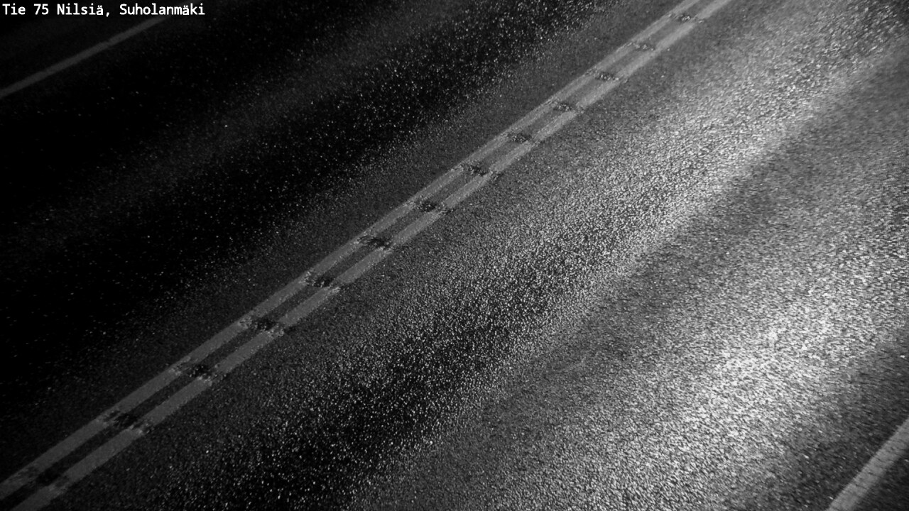 Weather Camera Image Väg 75 Nilsiä, Suholanmäki, Kuopio, Pohjois-Savo