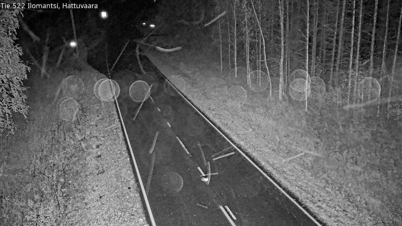 Weather Camera Image Road 522 Ilomantsi, Hattuvaara, Ilomantsi, Pohjois-Karjala
