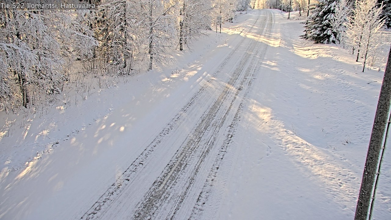 Weather Camera Image Road 522 Ilomantsi, Hattuvaara, Ilomantsi, Pohjois-Karjala