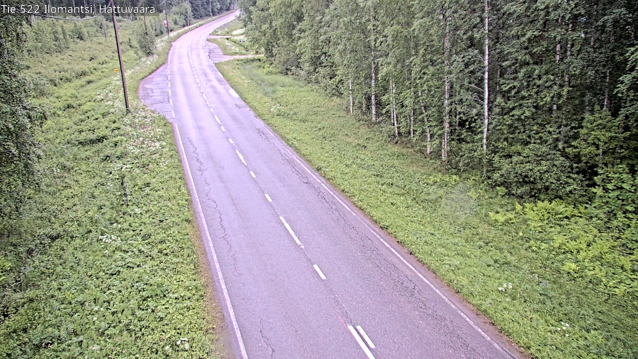 Kelikamerat Kuva Tie 522 Ilomantsi, Hattuvaara, Ilomantsi, Pohjois-Karjala