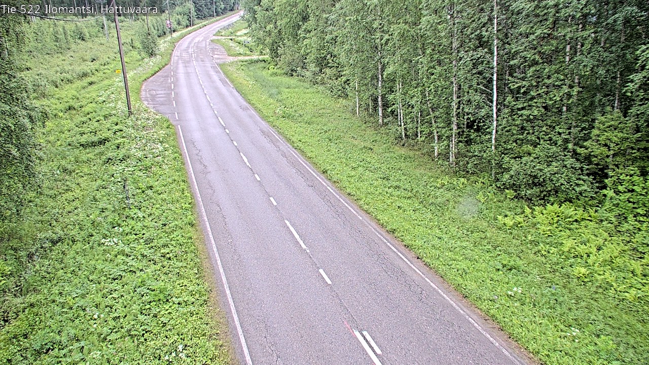 Kelikamerat Kuva Tie 522 Ilomantsi, Hattuvaara, Ilomantsi, Pohjois-Karjala