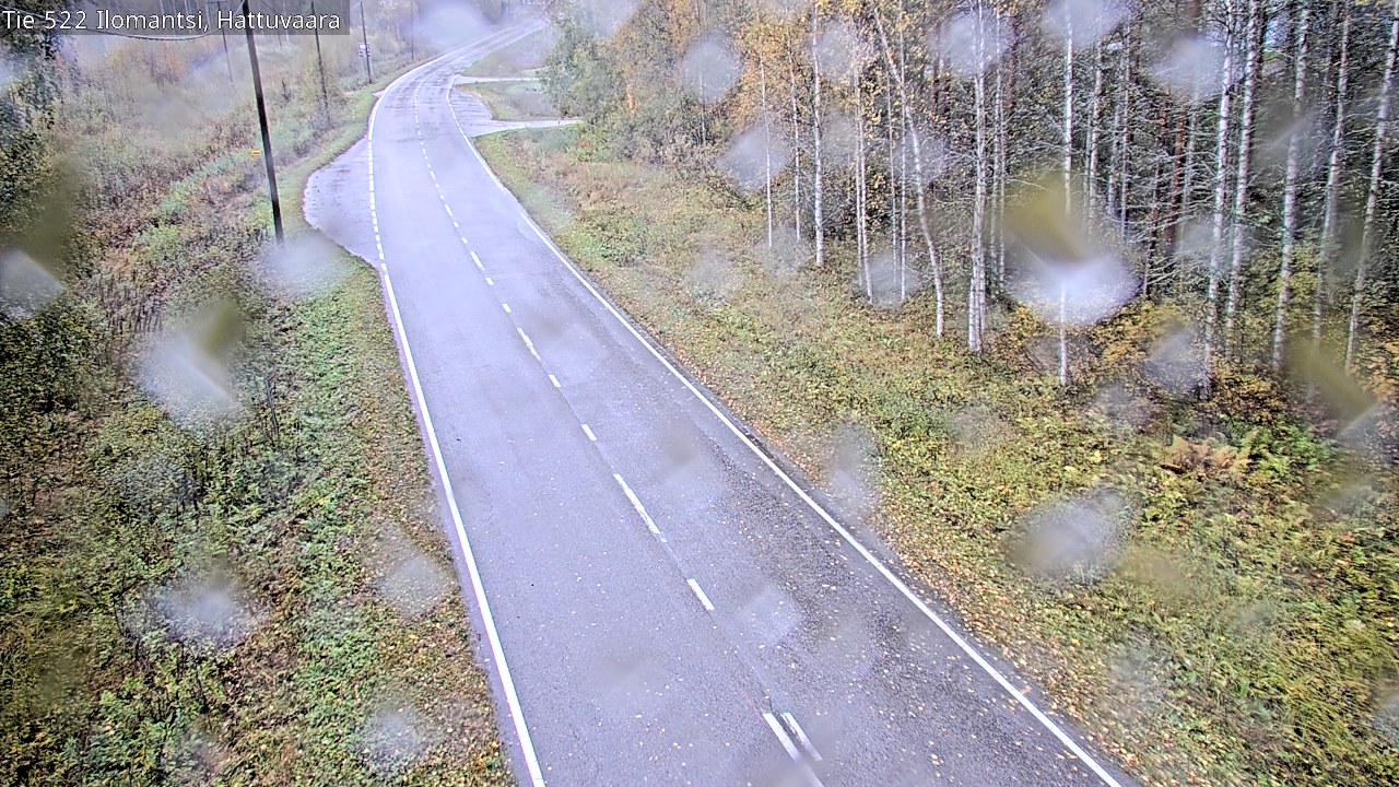 Weather Camera Image Road 522 Ilomantsi, Hattuvaara, Ilomantsi, Pohjois-Karjala