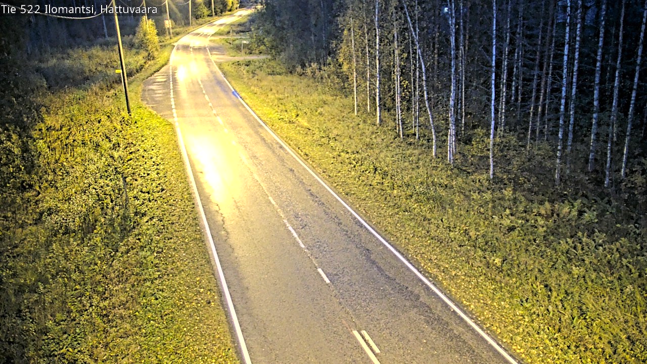 Weather Camera Image Road 522 Ilomantsi, Hattuvaara, Ilomantsi, Pohjois-Karjala