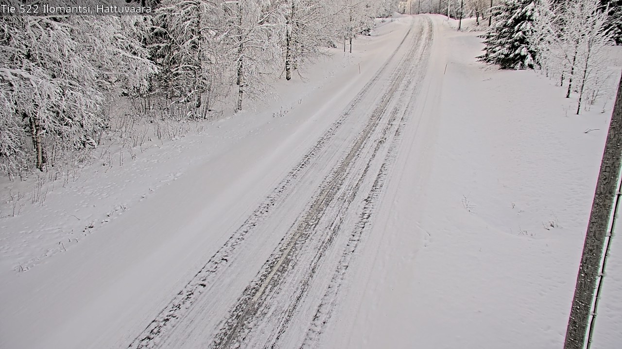 Weather Camera Image Road 522 Ilomantsi, Hattuvaara, Ilomantsi, Pohjois-Karjala