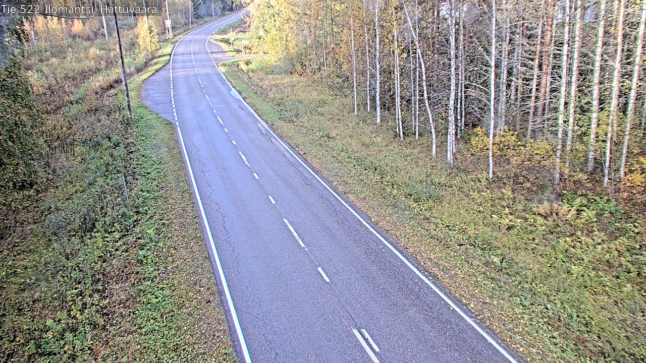 Weather Camera Image Road 522 Ilomantsi, Hattuvaara, Ilomantsi, Pohjois-Karjala
