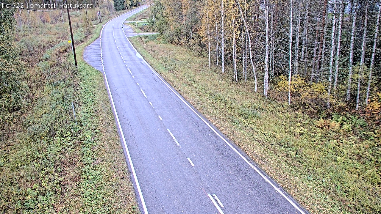Weather Camera Image Road 522 Ilomantsi, Hattuvaara, Ilomantsi, Pohjois-Karjala