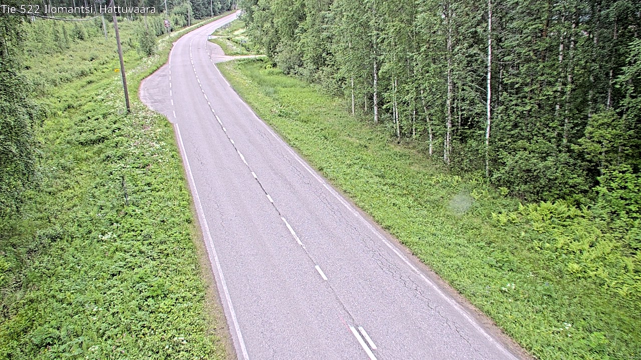 Kelikamerat Kuva Tie 522 Ilomantsi, Hattuvaara, Ilomantsi, Pohjois-Karjala