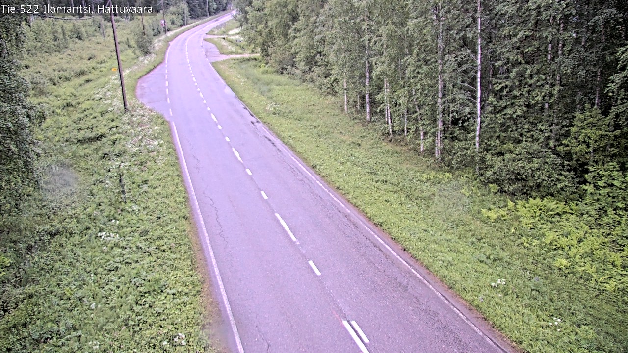 Kelikamerat Kuva Tie 522 Ilomantsi, Hattuvaara, Ilomantsi, Pohjois-Karjala