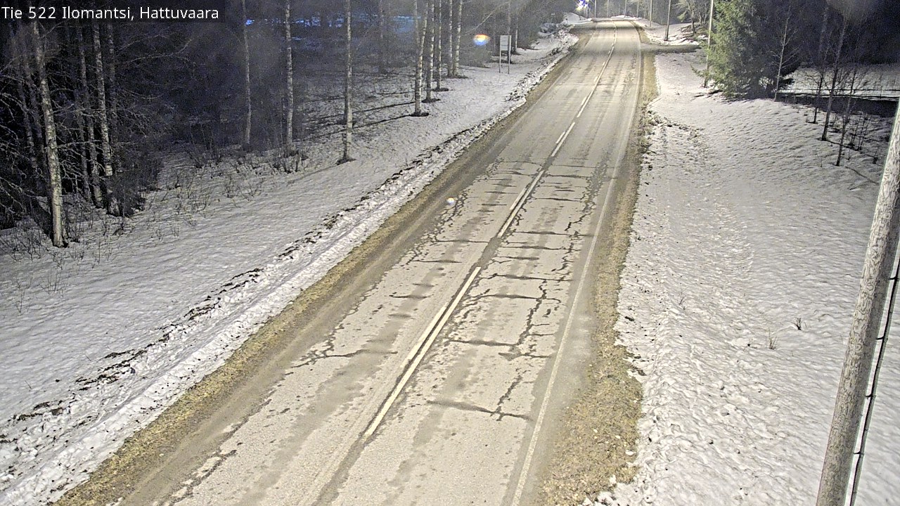 Weather Camera Image Road 522 Ilomantsi, Hattuvaara, Ilomantsi, Pohjois-Karjala