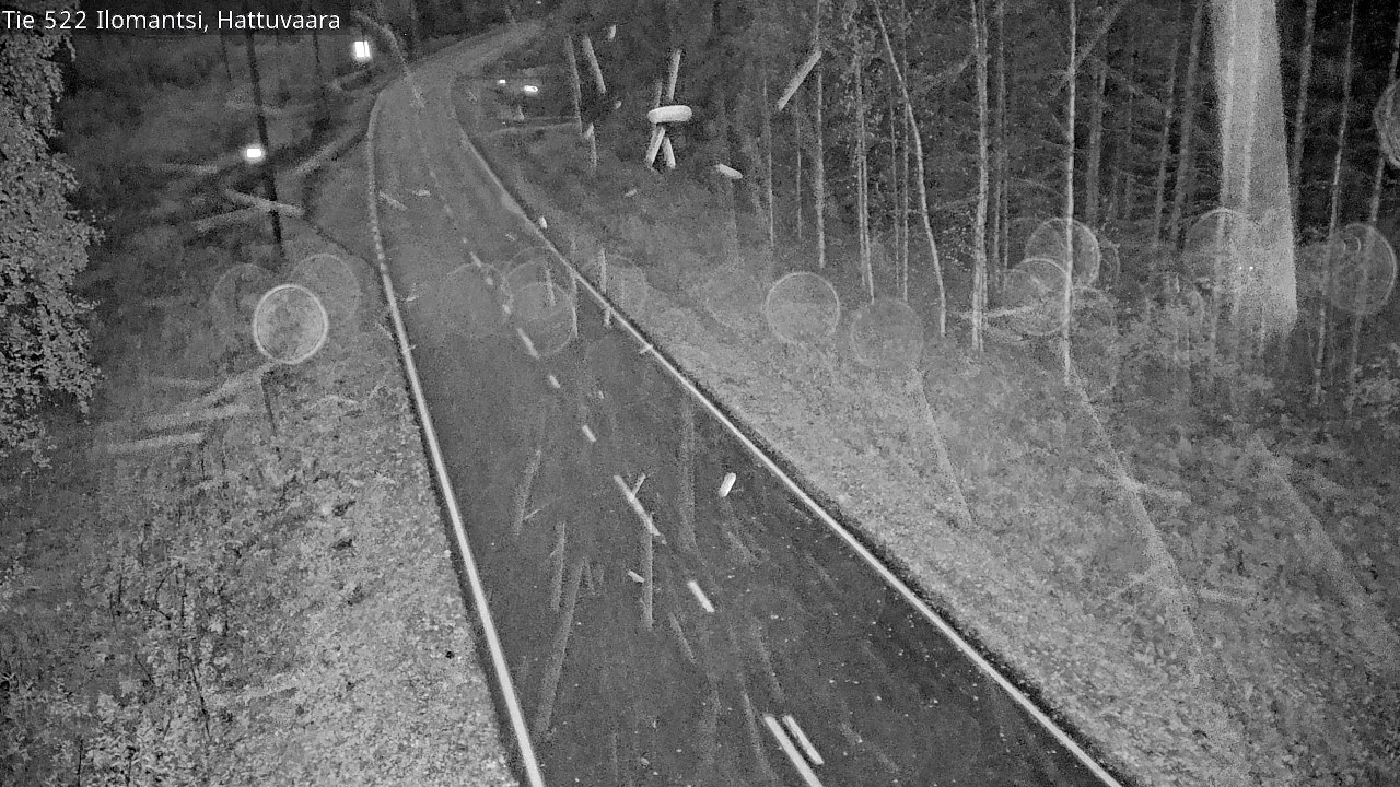 Weather Camera Image Road 522 Ilomantsi, Hattuvaara, Ilomantsi, Pohjois-Karjala