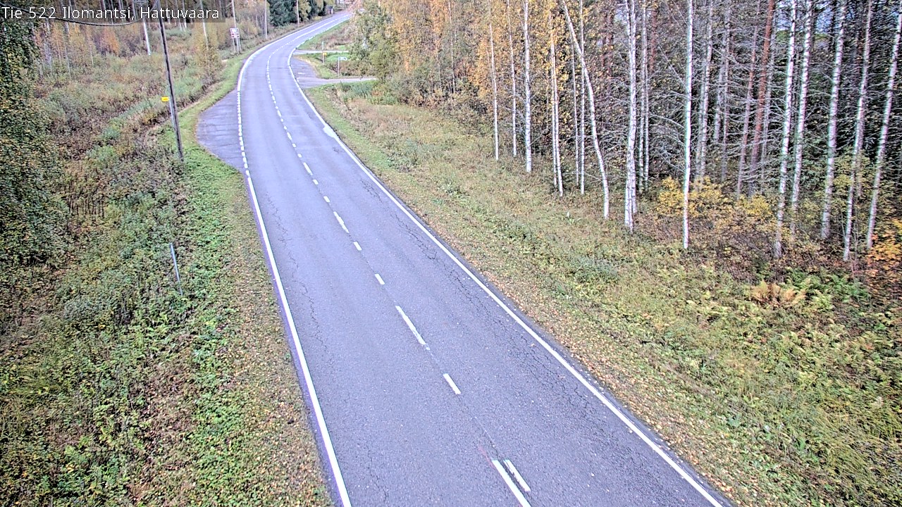 Weather Camera Image Road 522 Ilomantsi, Hattuvaara, Ilomantsi, Pohjois-Karjala