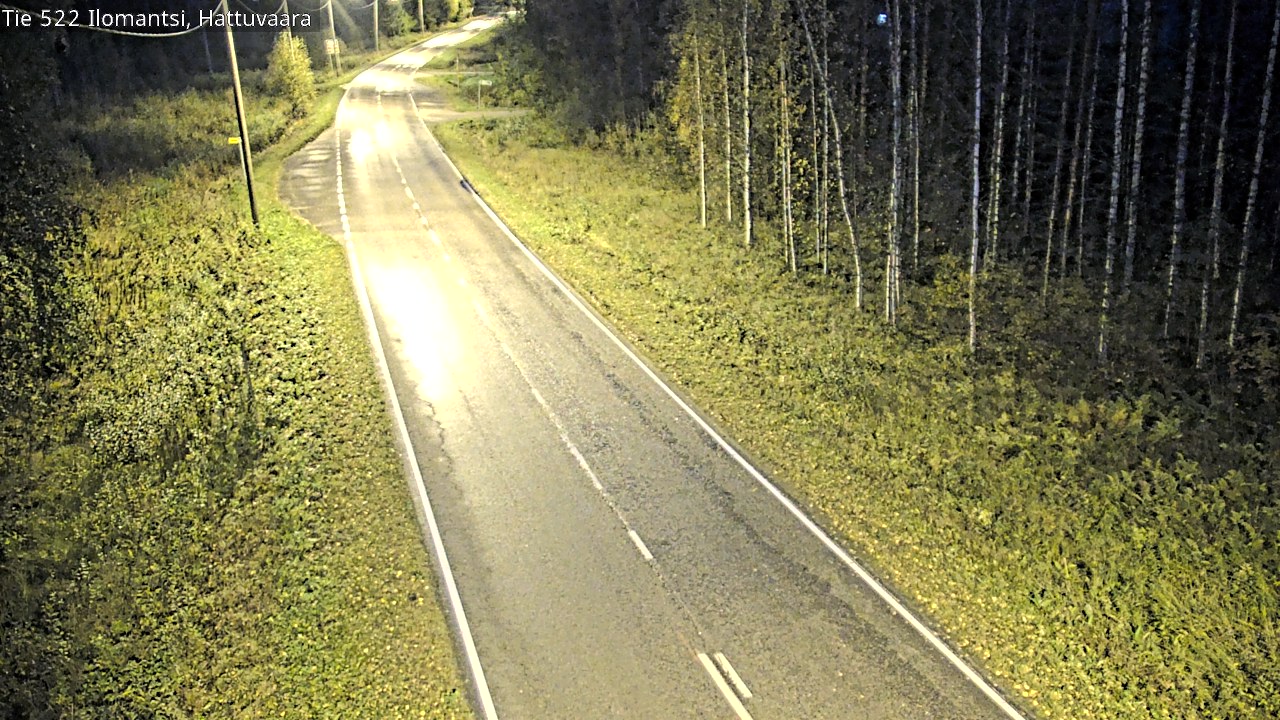 Weather Camera Image Road 522 Ilomantsi, Hattuvaara, Ilomantsi, Pohjois-Karjala