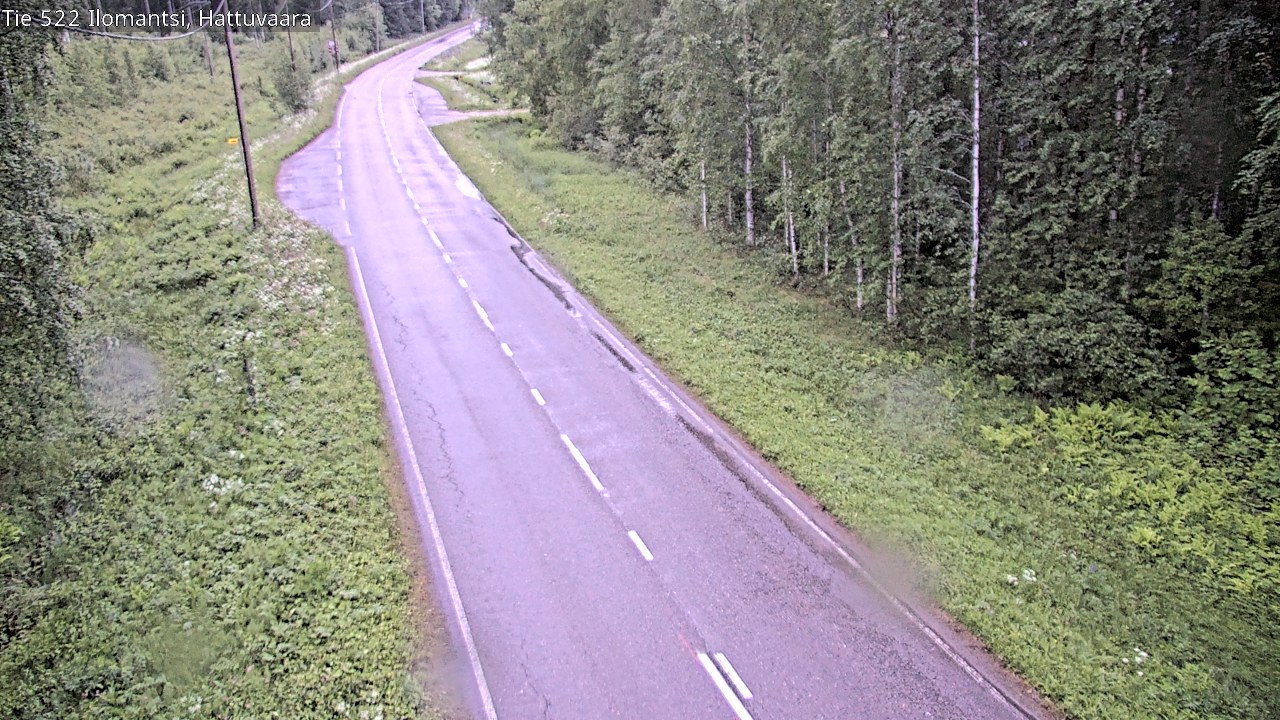 Kelikamerat Kuva Tie 522 Ilomantsi, Hattuvaara, Ilomantsi, Pohjois-Karjala
