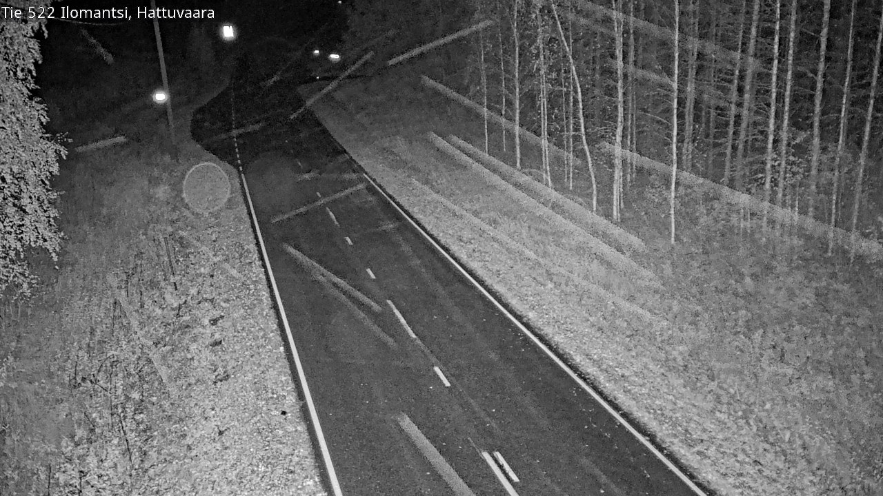 Weather Camera Image Road 522 Ilomantsi, Hattuvaara, Ilomantsi, Pohjois-Karjala