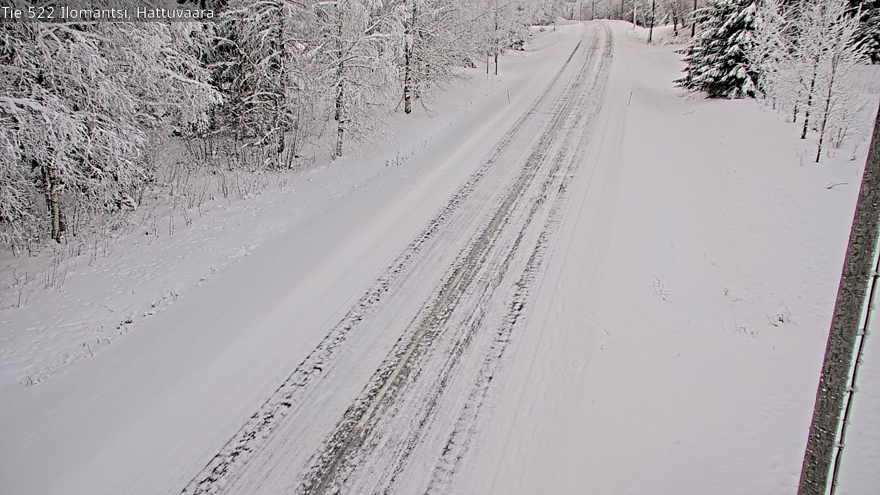 Weather Camera Image Road 522 Ilomantsi, Hattuvaara, Ilomantsi, Pohjois-Karjala