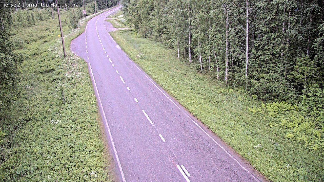 Kelikamerat Kuva Tie 522 Ilomantsi, Hattuvaara, Ilomantsi, Pohjois-Karjala