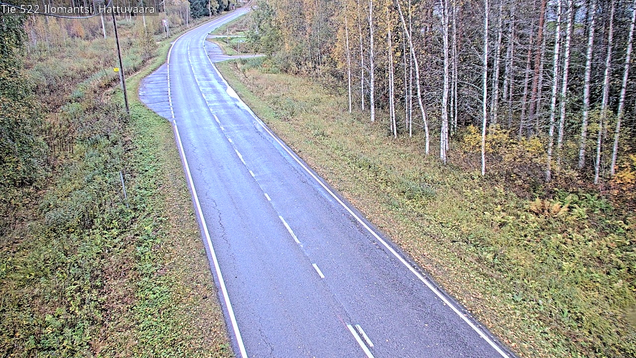 Weather Camera Image Road 522 Ilomantsi, Hattuvaara, Ilomantsi, Pohjois-Karjala