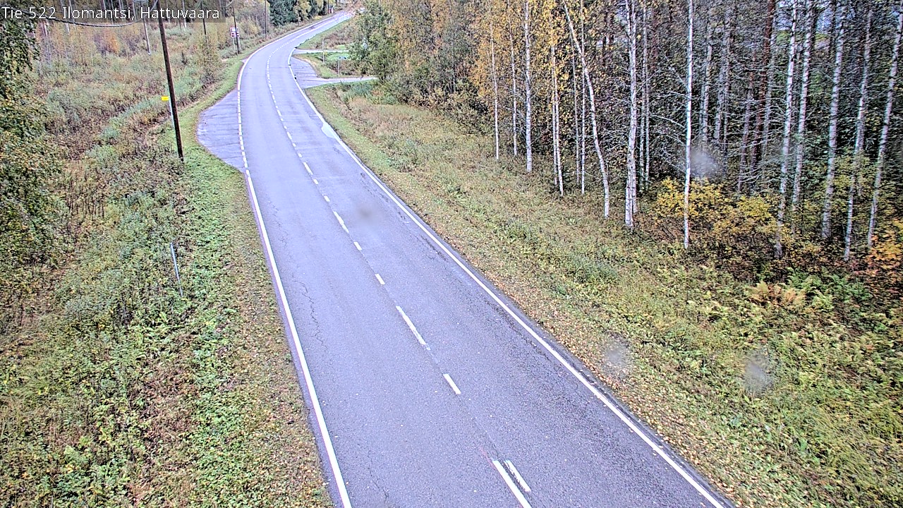 Weather Camera Image Road 522 Ilomantsi, Hattuvaara, Ilomantsi, Pohjois-Karjala