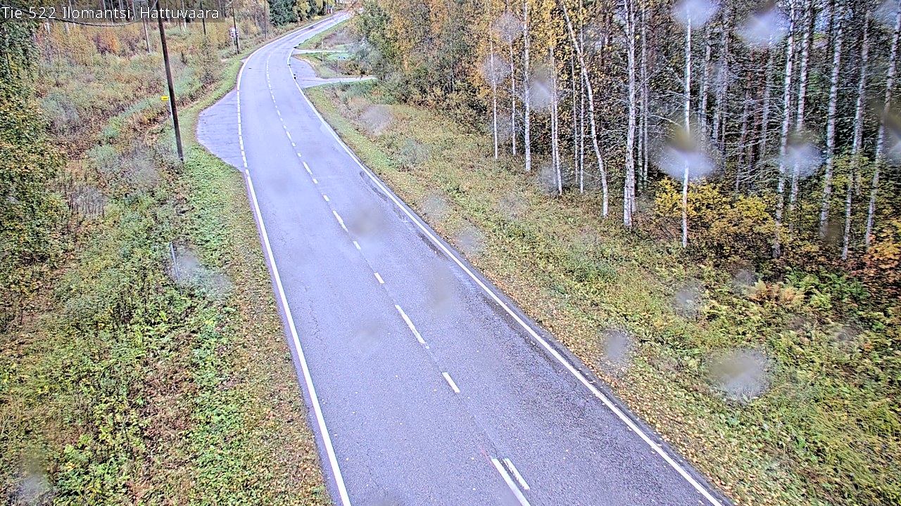 Weather Camera Image Road 522 Ilomantsi, Hattuvaara, Ilomantsi, Pohjois-Karjala