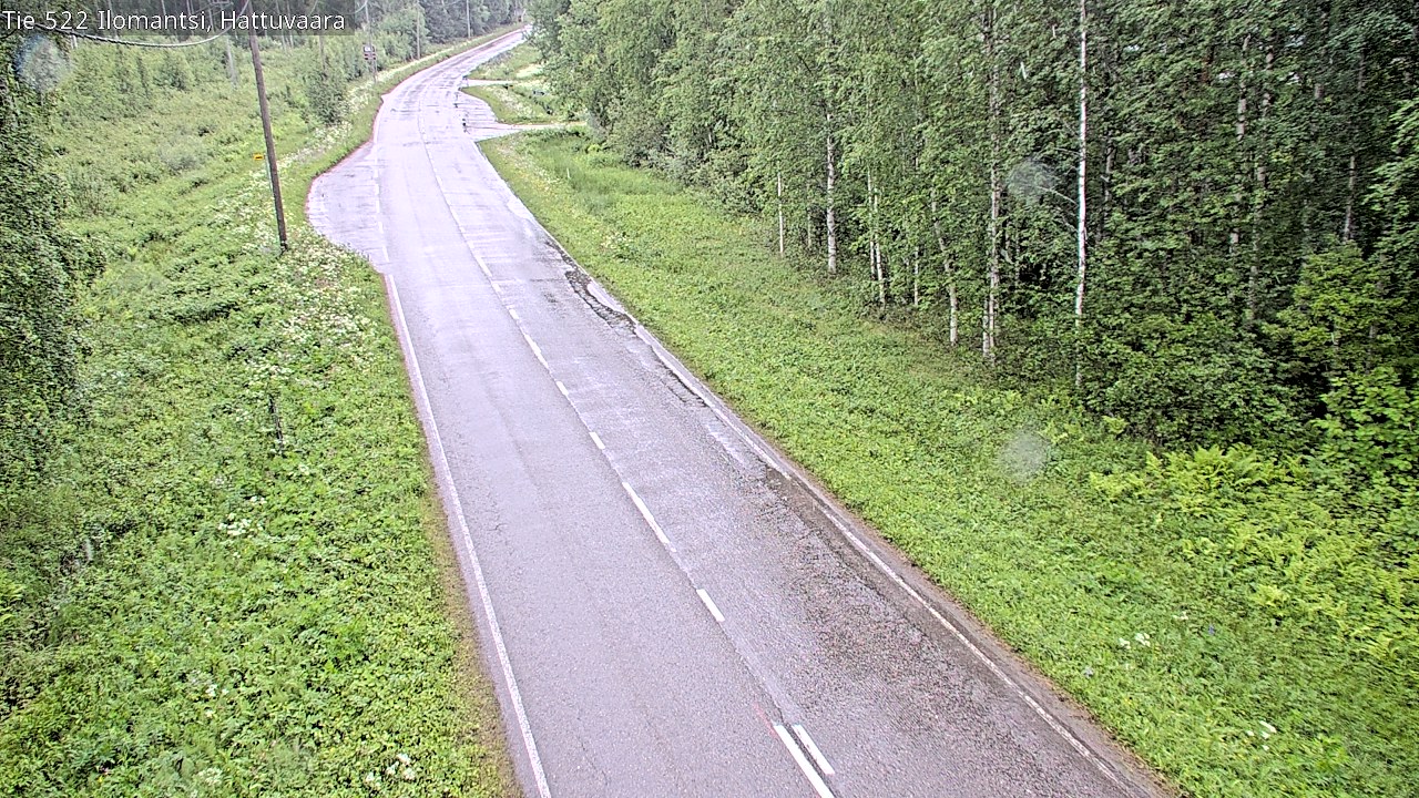 Weather Camera Image Road 522 Ilomantsi, Hattuvaara, Ilomantsi, Pohjois-Karjala