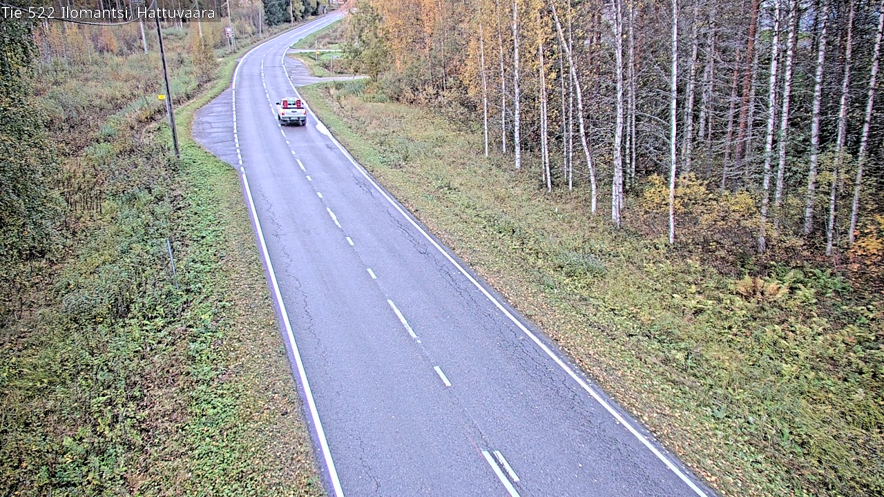 Weather Camera Image Road 522 Ilomantsi, Hattuvaara, Ilomantsi, Pohjois-Karjala