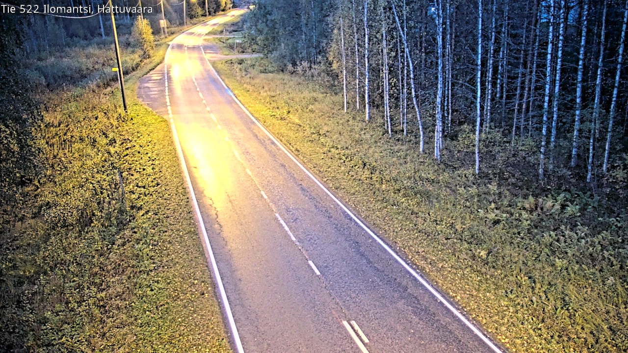 Weather Camera Image Road 522 Ilomantsi, Hattuvaara, Ilomantsi, Pohjois-Karjala
